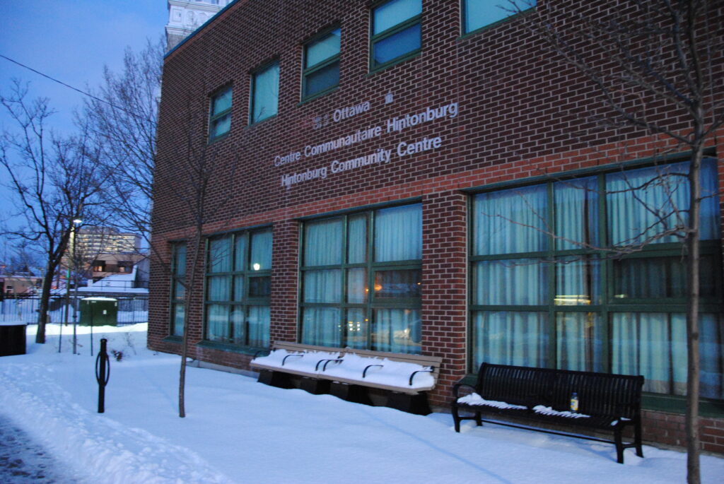 Hintonburg Community Centre Closed Christmas Eve and New Year’s Eve